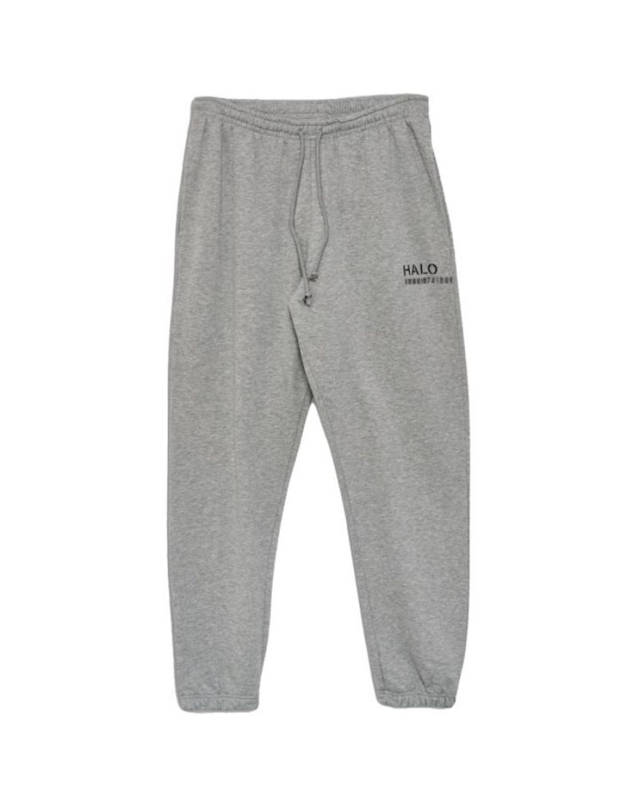 Men HALO Chinos & Pants | Halo Cotton Sweatpants Grey Melange