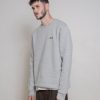 Men Ocean Sweatshirts | Ocean Apparel Crew Neck Grey Melange