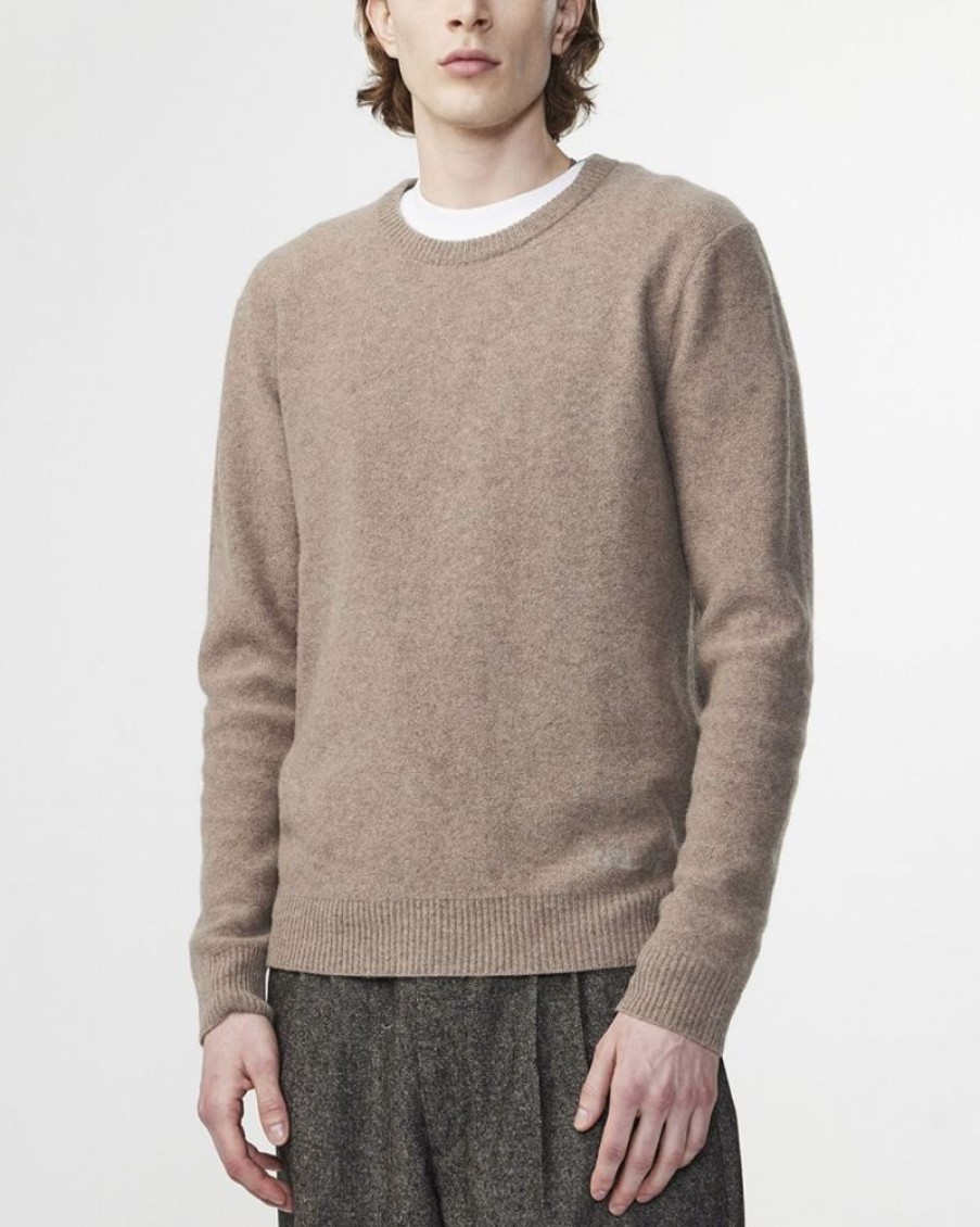 Men NN07 Knitwear | Nn07 Nigel 6585 Sweater Shitake