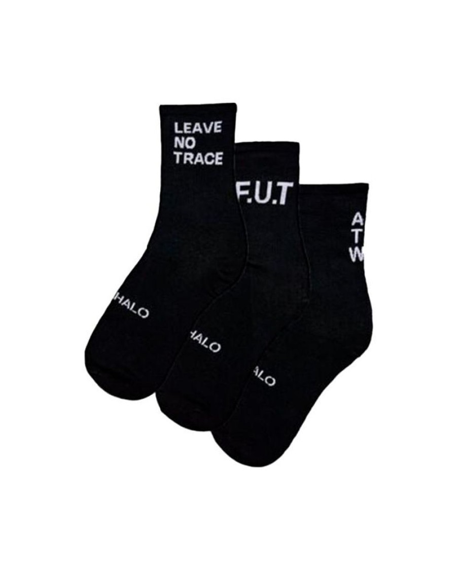 Men HALO | Halo 3-Pack Cotton Socks Black