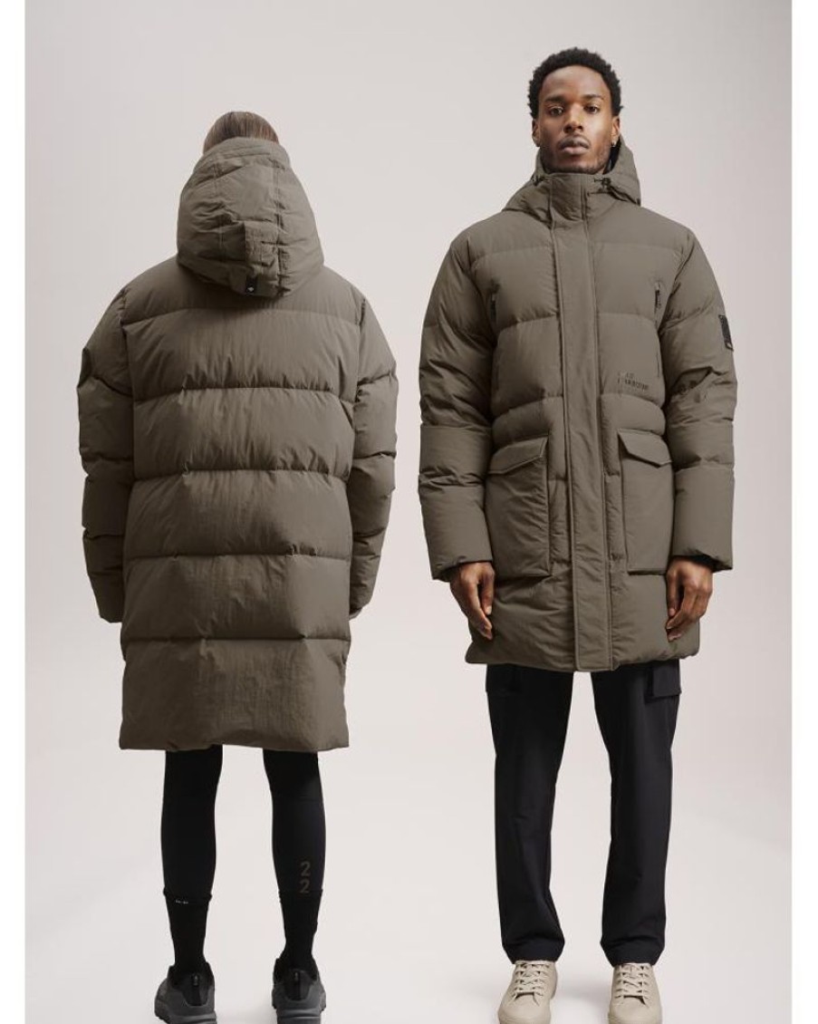 Men HALO Jackets | Halo Thermolite Long Puffer Morel