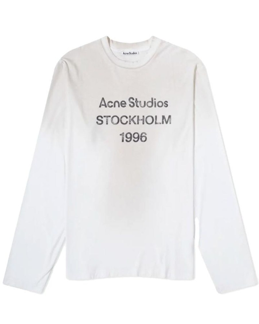 Men Acne Women T-Shirt | Acne Studios Edden T-Shirt Optic White