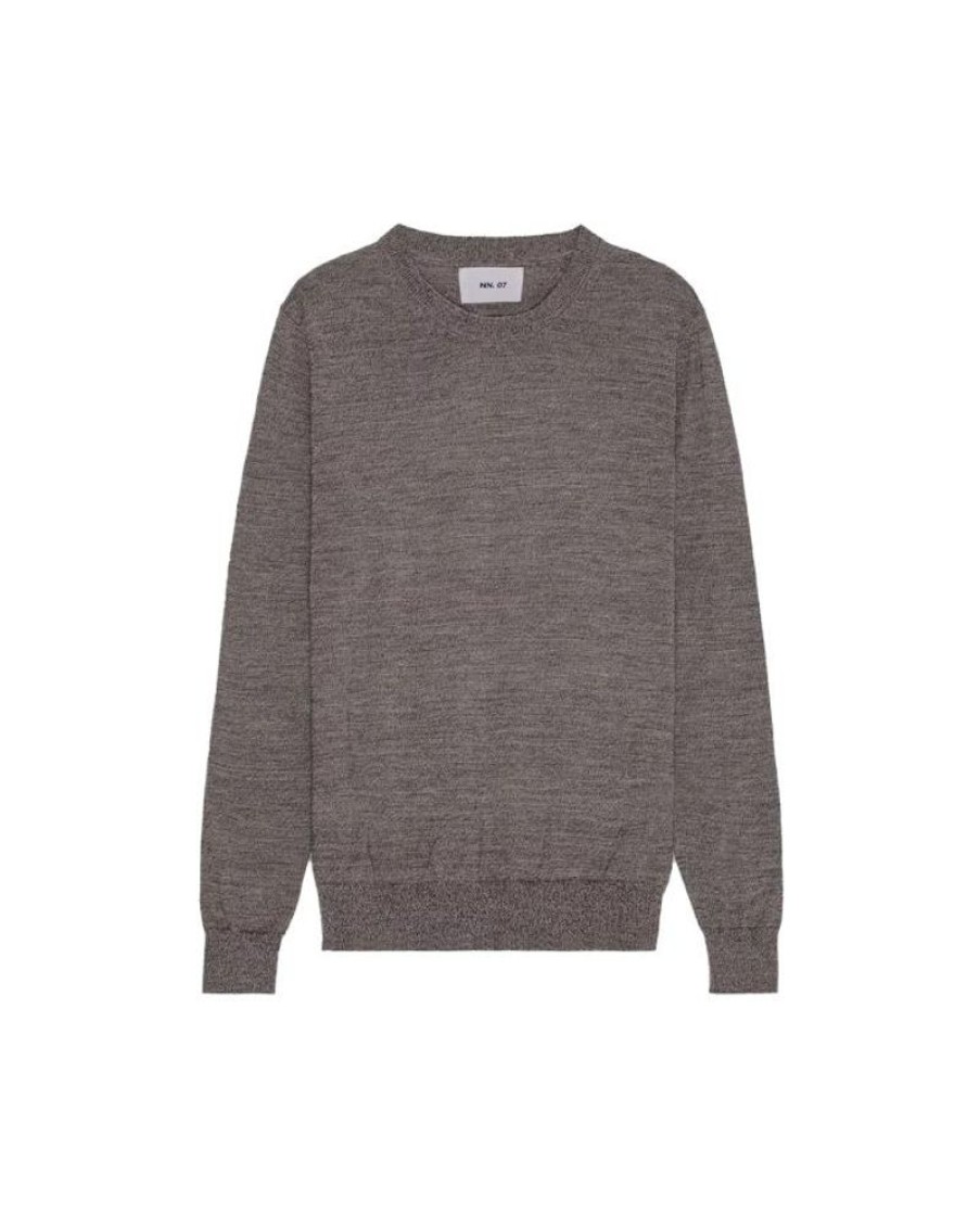 Men NN07 Knitwear | Nn07 Ted Sweater 6605 Shitake