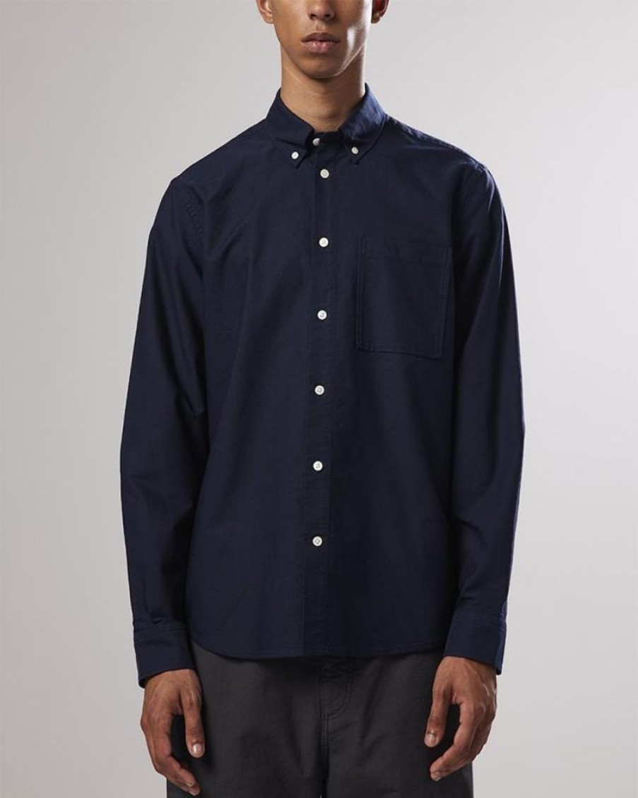 Men NN07 Shirts | Nn07 Arne Bd 5031 Navy Blue