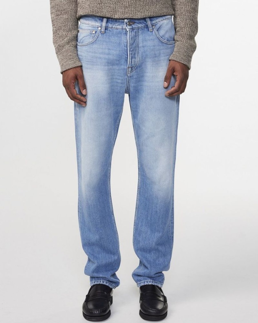 Men NN07 Jeans | Nn07 Johnny 1840 L Blue Washed