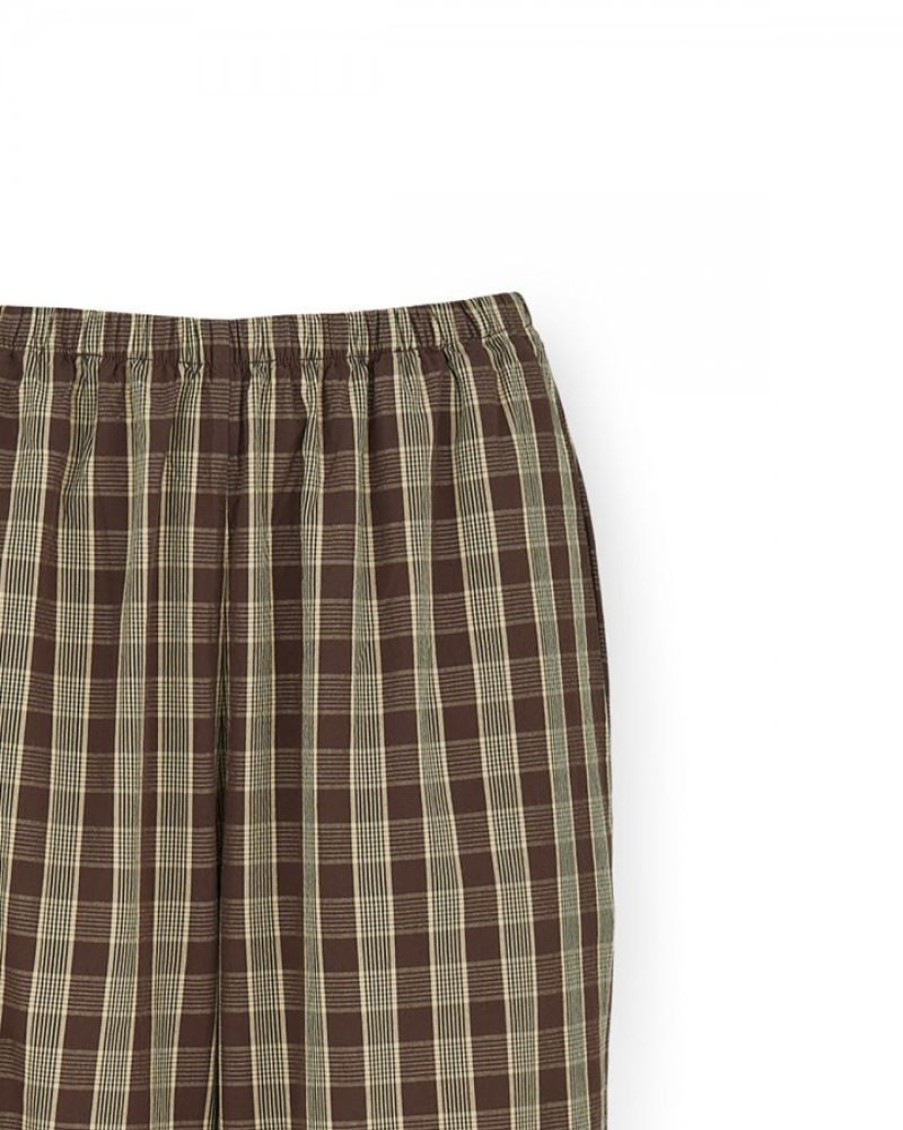 Women AIAYU Shorts Skirts Pants | Aiayu Alba Pant Check Mic Marcel