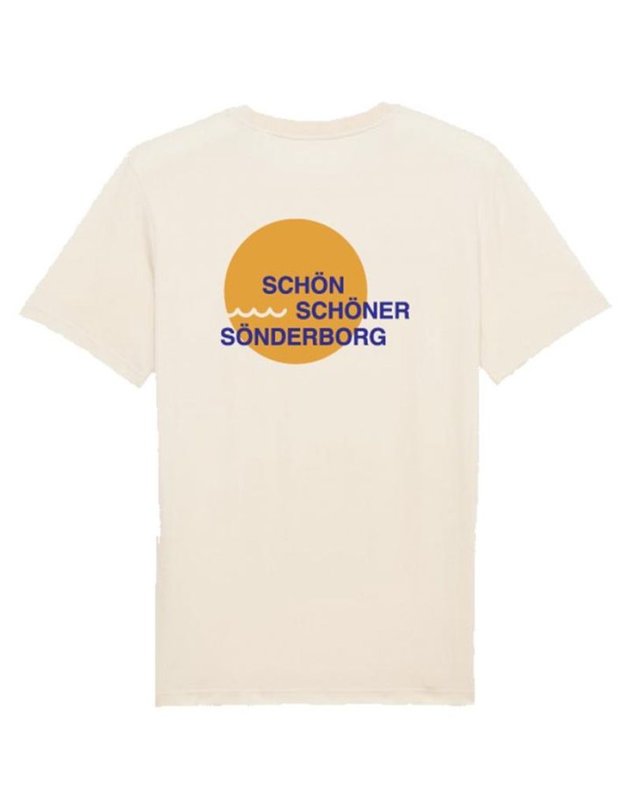 Men Schön Schöner Sönderborg T-Shirt | Schon Schoner Sonderborg Back Print Tee Off White