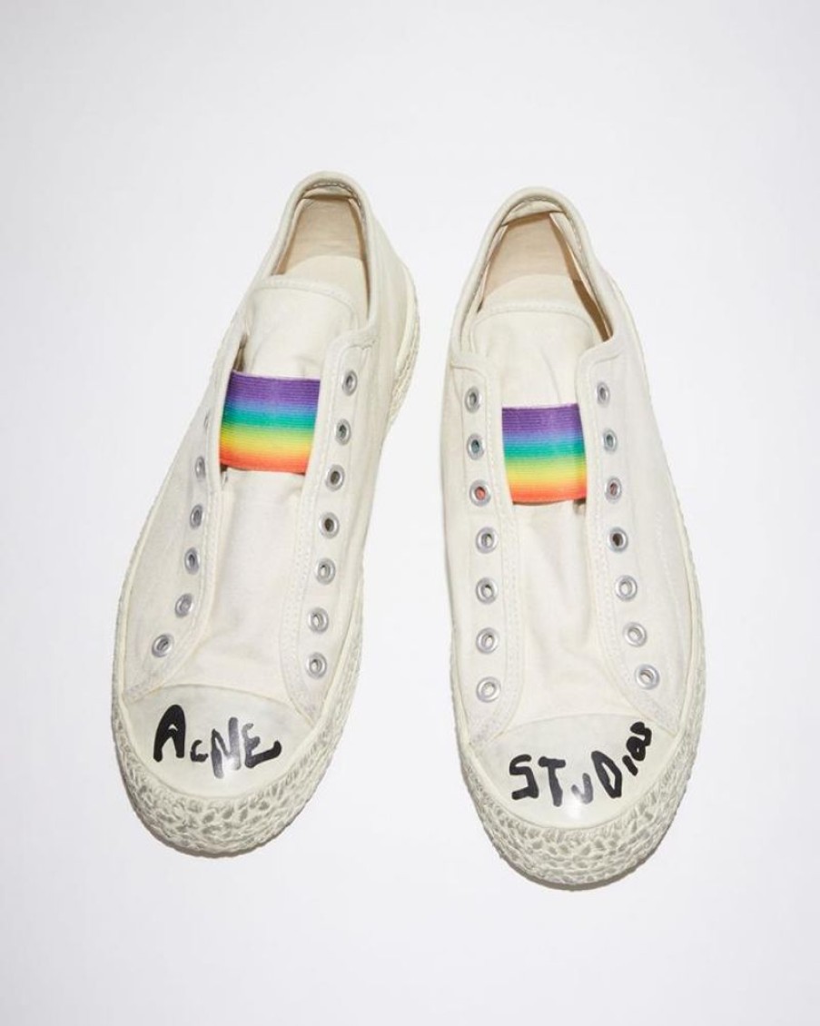 Women Acne Women | Acne Studios Ballow Rainbow W Off White/Off White