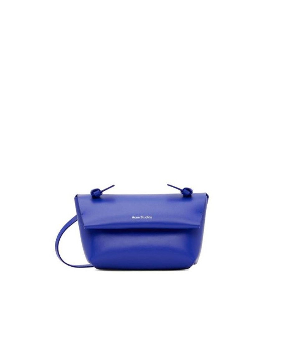 Women Acne Women Bags | Acne Studios Mini Shoulder Bag Blue