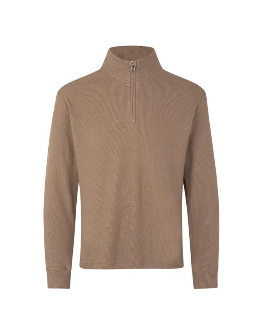 Men Mads Nørgaard Men Knitwear | Mads Norgaard Waffle Swindon Sweat Cub