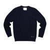 Men NN07 Knitwear | Nn07 Nigel 6585 Sweater Navy Blue