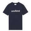 Men Soulland T-Shirt | Soulland Chuck T-Shirt Navy