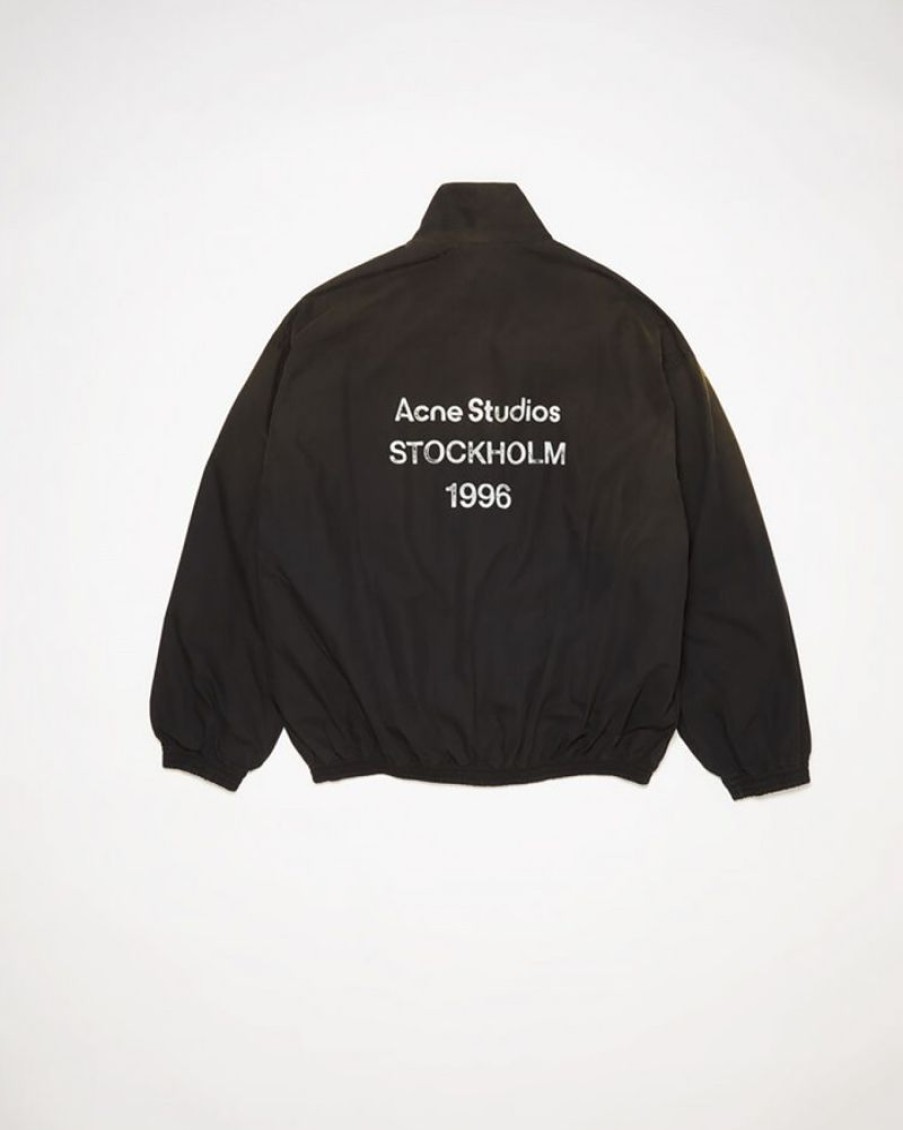 Men Acne Women Jackets | Acne Studios Olando Logo Zip Jacket