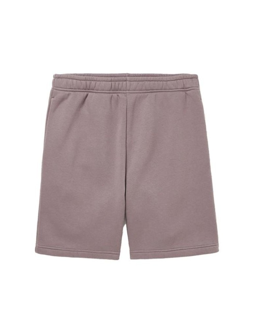 Men Acne Men Shorts | Acne Studios Cotton Blend Shorts Dusty Purple