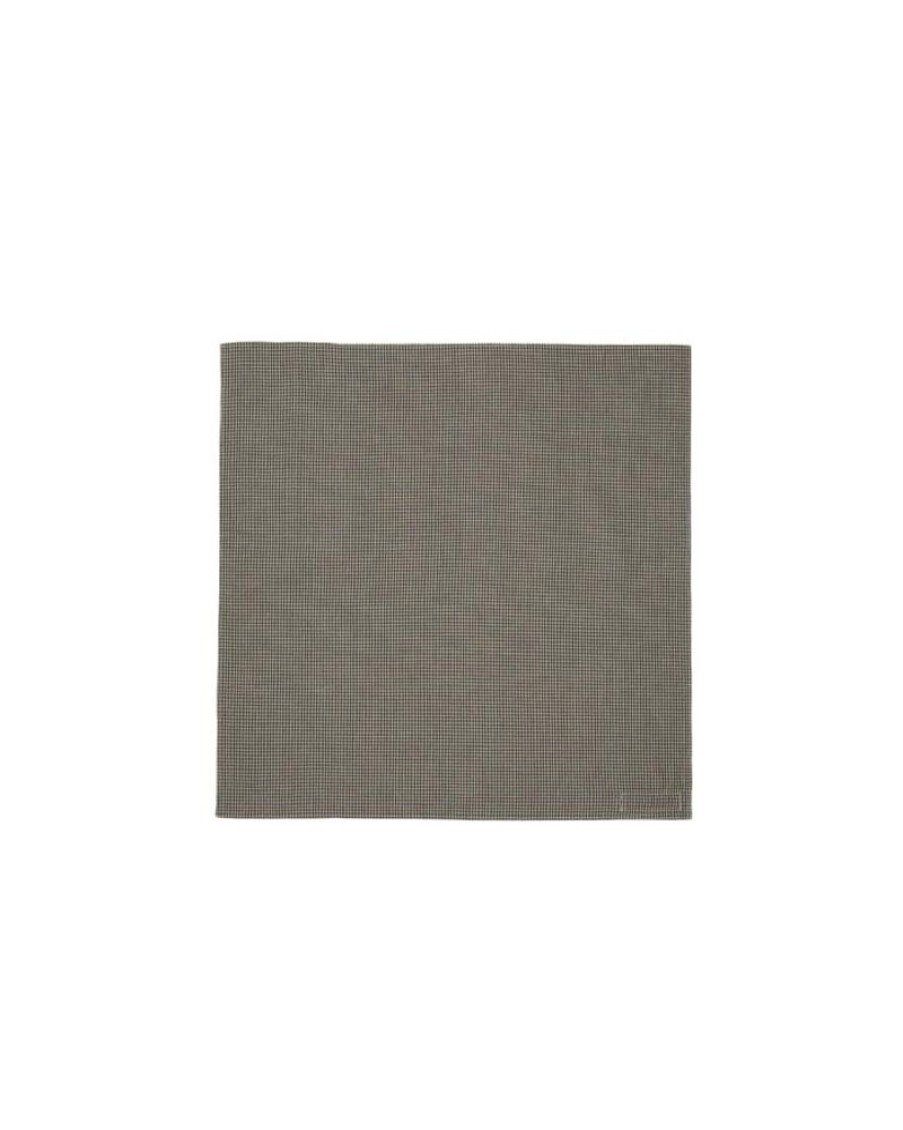 Women Skall Studio | Skall Studio Classic Scarf Beige/Grey Mini Check