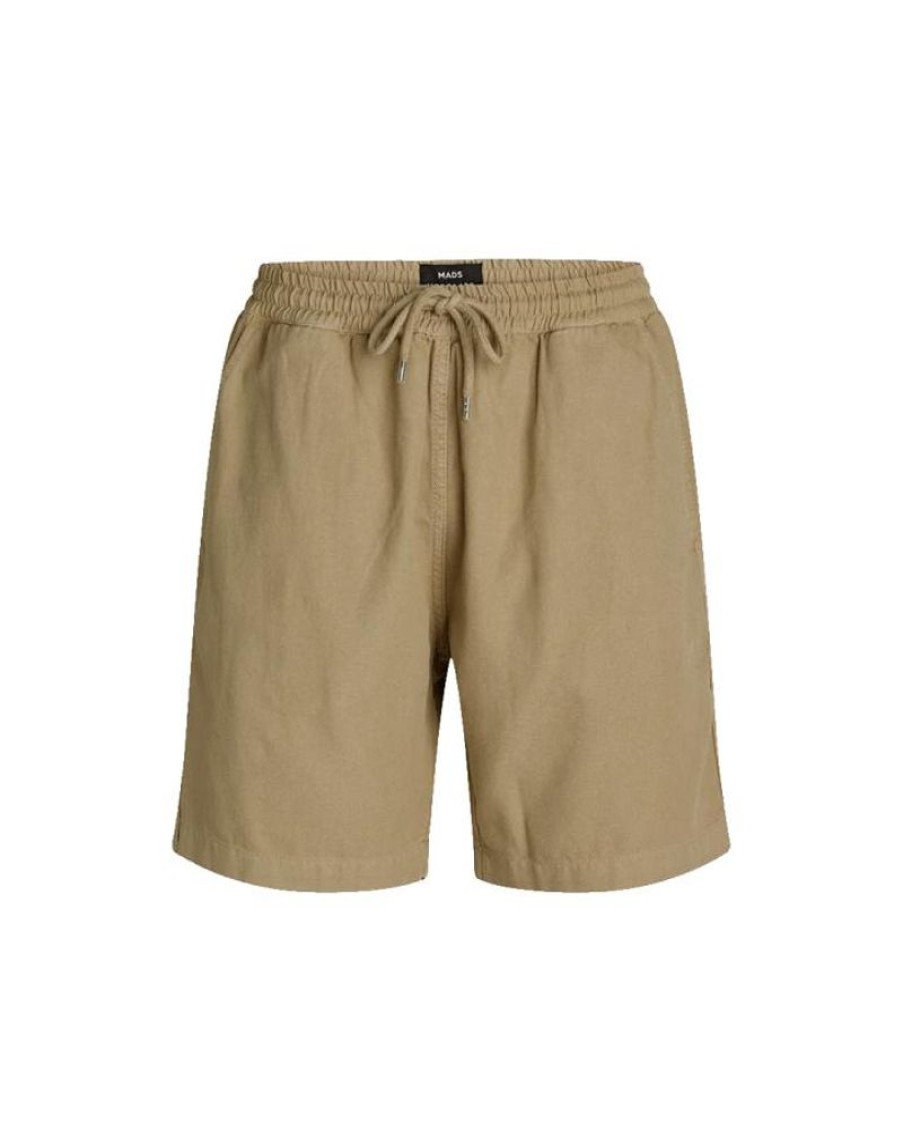 Men Mads Nørgaard Men Shorts | Mads Norgaard Dyed Canvas Shorts Kelp