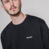 Men Ocean Sweatshirts | Ocean Apparel Crew Neck Black