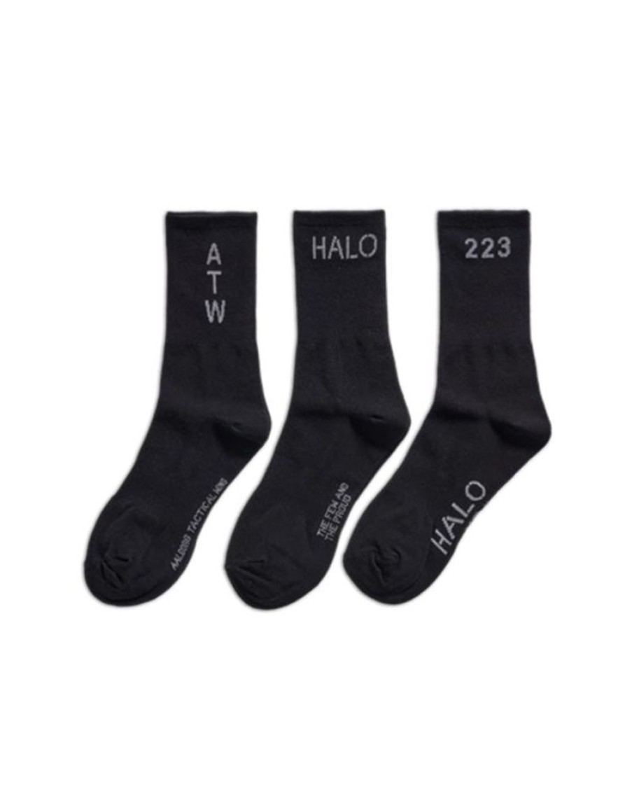 Men HALO | Halo 3-Pack Socks Black