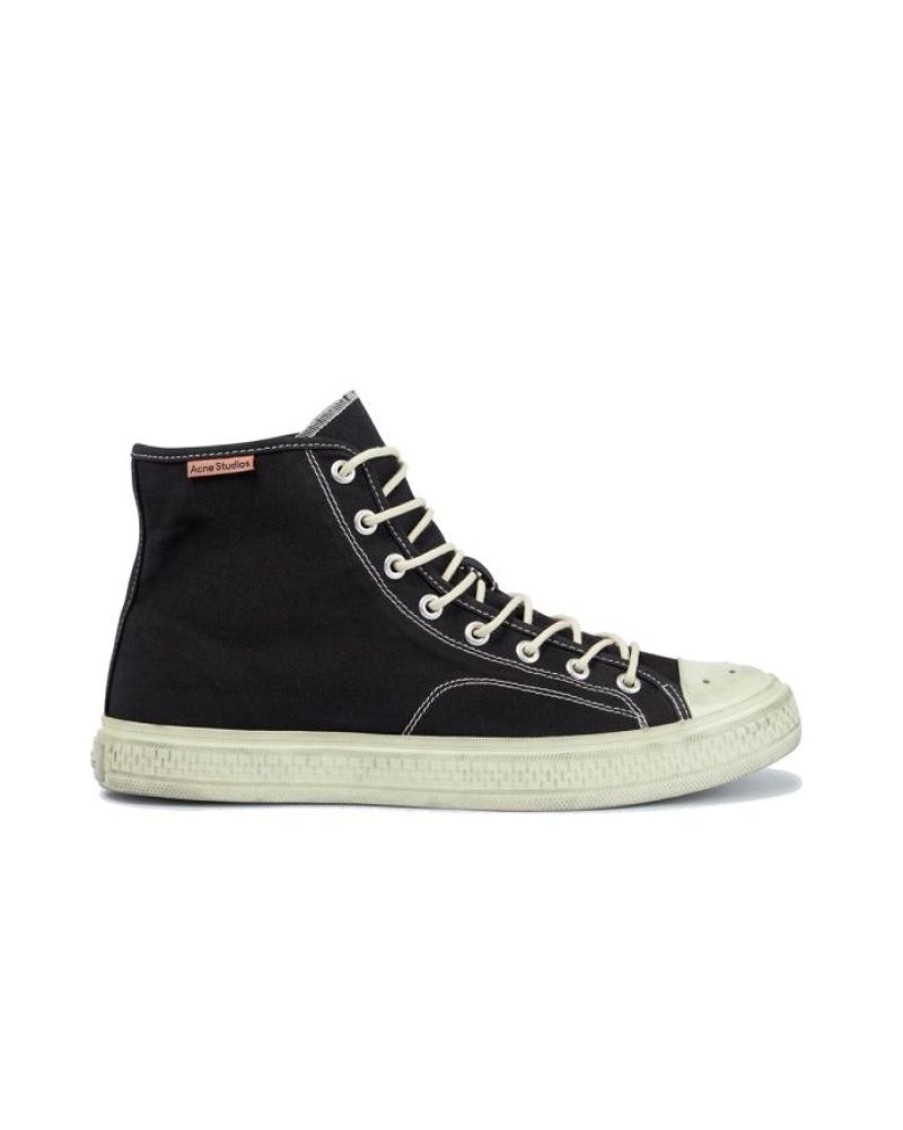 Women Acne Women | Acne Studios Ballow High Tumbled W Black/Off White