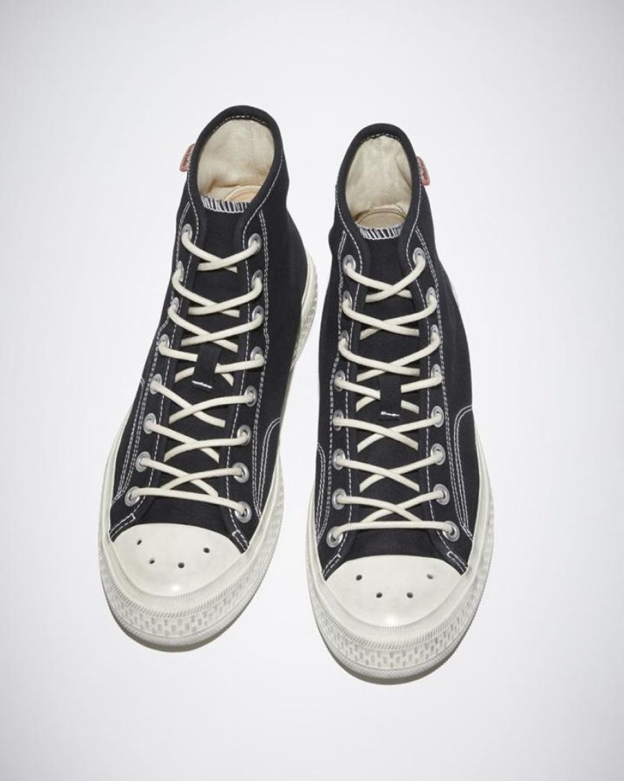 Women Acne Women | Acne Studios Ballow High Tumbled W Black/Off White