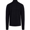 Men Mads Nørgaard Men Knitwear | Mads Norgaard Wool Klemens Half Zip Knit Sky Captain