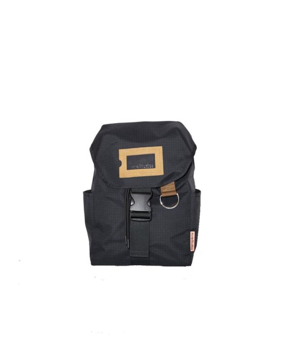 Men Acne Women Bags | Acne Studios Ripstop Nylon Backpack Black