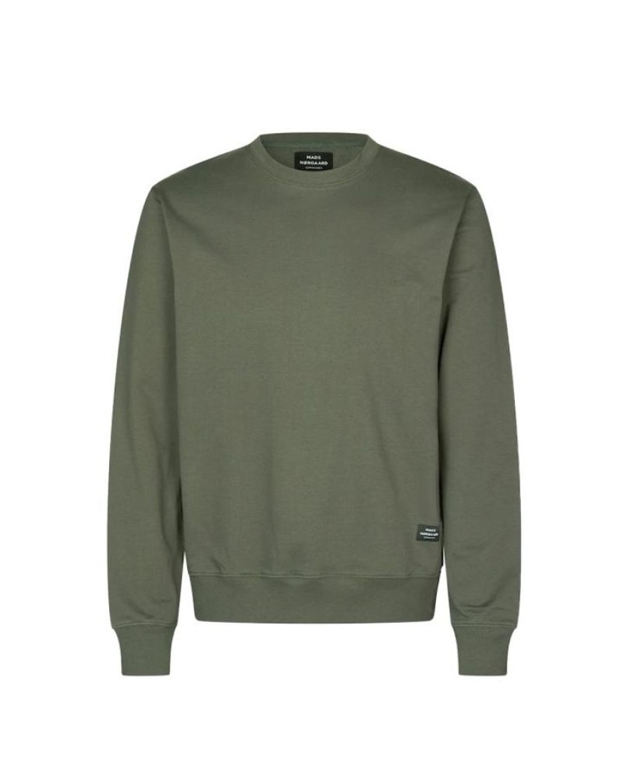 Men Mads Nørgaard Men Knitwear | Mads Norgaard Light Terry Asker Sweat Beluga