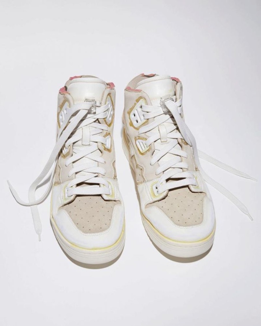 Men Acne Women | Acne Studios 08Sthlm High Destroyed White/Off White