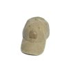 Men Acne Women | Acne Studios Leather Face Patch Cap Khaki Beige