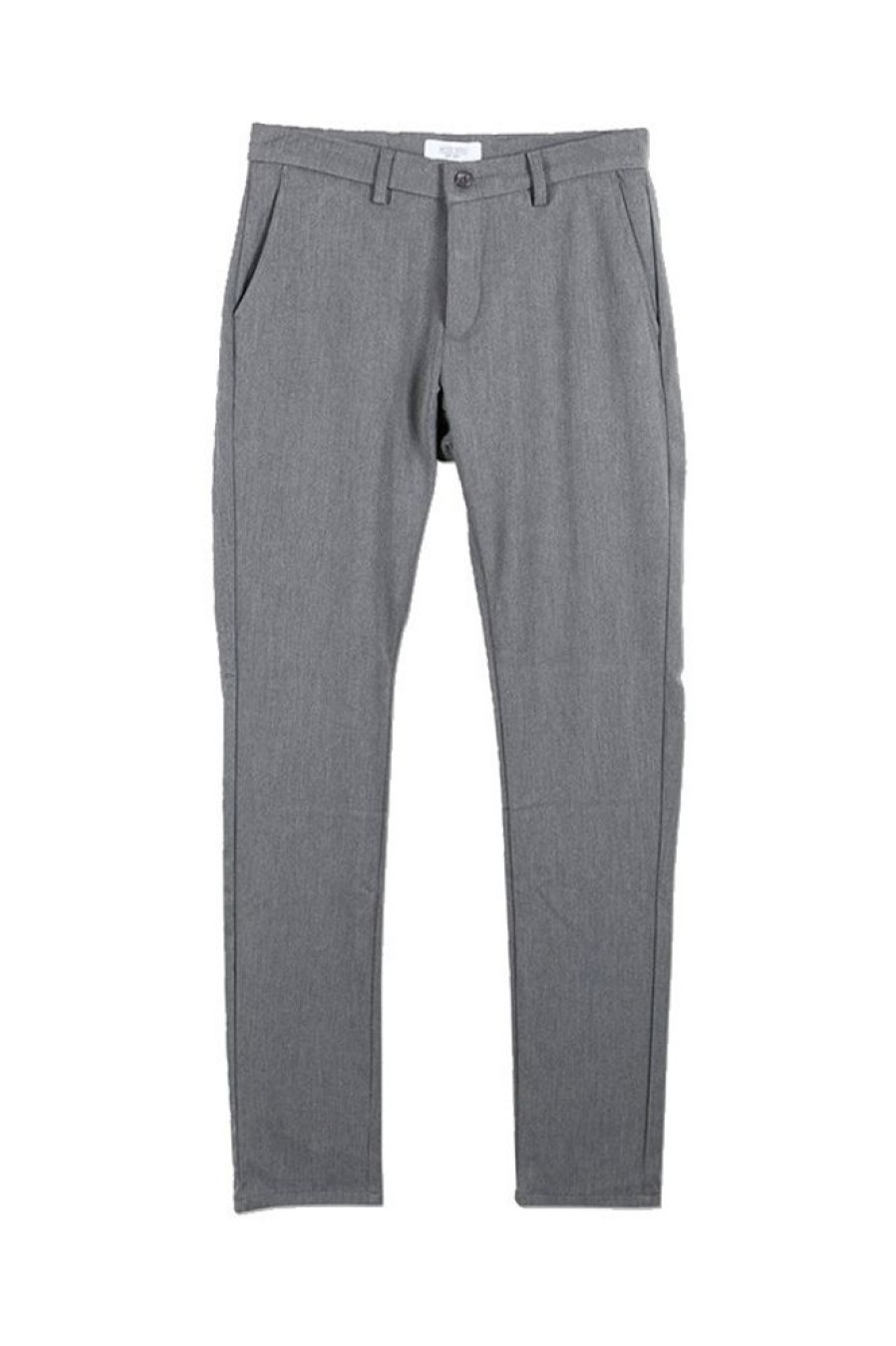 Men Woodbird Chinos & Pants | Wood Bird Steffen Twill Pant Light Grey