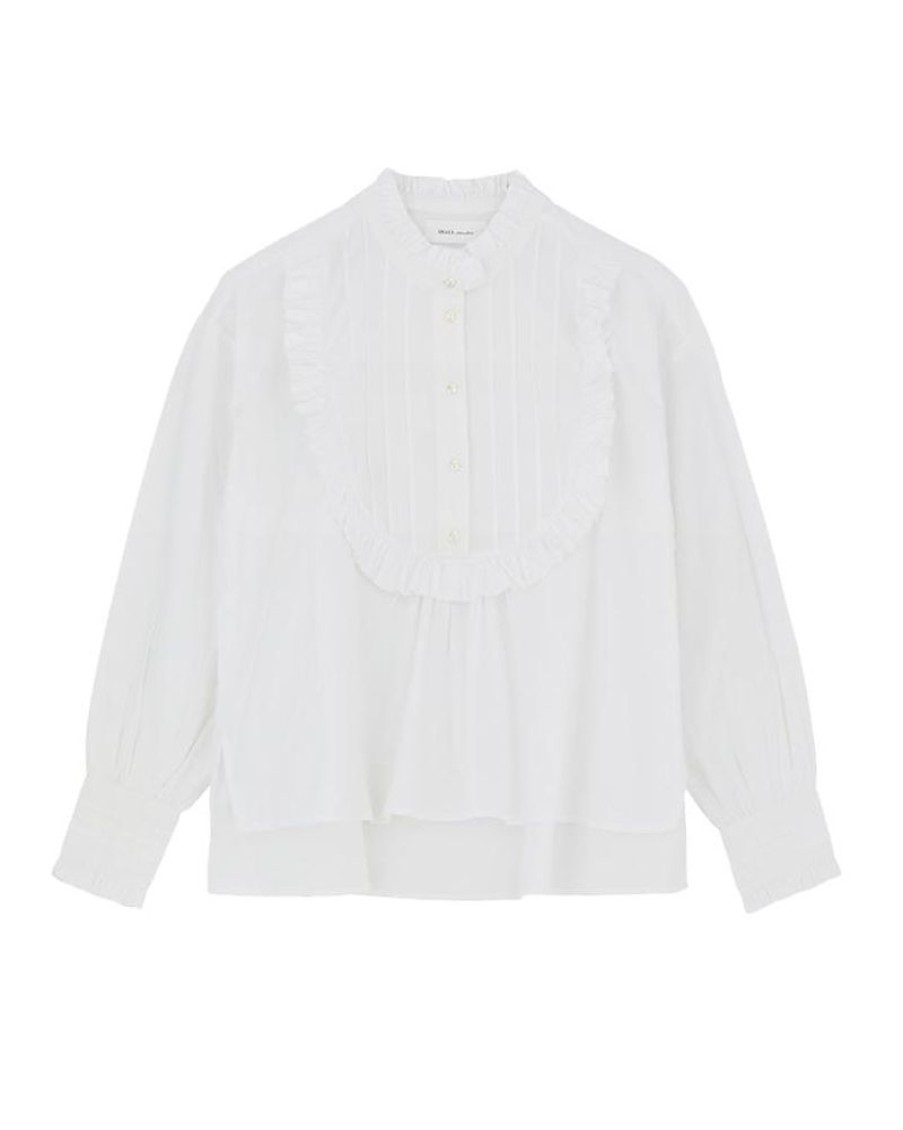 Women Skall Studio Shirts | Skall Studio Elsie Shirt Optic White